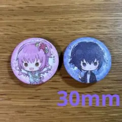 しゅごキャラ！　アニメイトカフェ　アクリルスタンド、グリッター缶バッジ しゅごキャラ！×アニメイトカフェ あむ、イクト グリッター缶バッジ