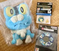 ポケモン 一番くじ クワッス ケロマツ メタルチャーム ぬいぐるみ 3点