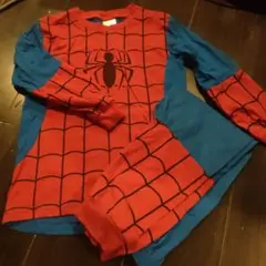 スパイダーマン　セットアップ　パジャマ　130