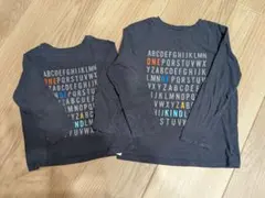 OLD NAVY ロンT 2枚セット アルファベット柄 兄弟コーデ