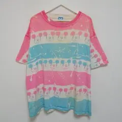 XL 80s 90s ミッキーマウス アート Tシャツ MICKEY USA製のサムネイル