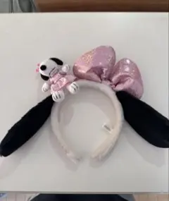 ユニバ　カチューシャ　スヌーピー