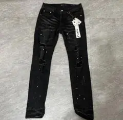 PURPLE BRAND ダメージジーンズ P001