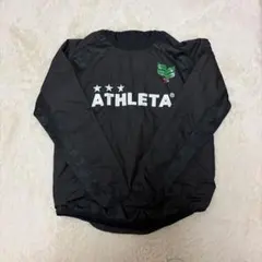 ATHLETA ブラック 長袖ピステ