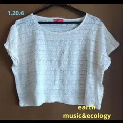 【earth music&ecology】フリーサイズ　総レース　シアータイプ