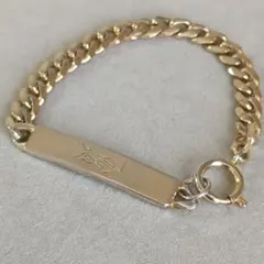 ち*り様 ミリタリー 50s IDブレスレット シルバー 唐草模様 - メルカリ