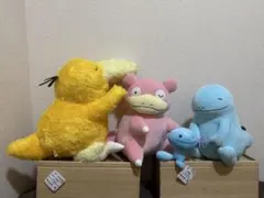 ポケモンぬいぐるみ　コダック（大）、ヤドン（大）、ヌオー（大）、ウパー（小）