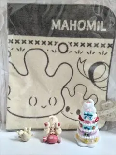 マホミル マホイップ キョダイマックスマホイップ 指人形 フィギュア タオル