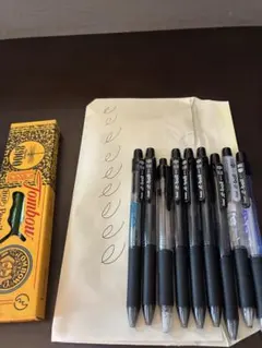 Pentel e-ball ボールペン 5本のサムネイル