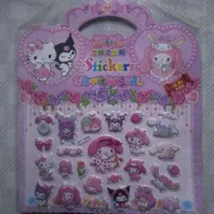 あ*め様 ハローキティ・マイメロディ立体シールセット