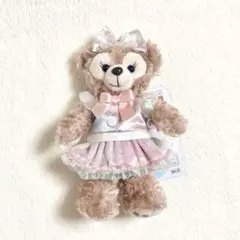 ダッフィーフレンズ カラフルハピネス シェリーメイ ぬいぐるみバッジ ①