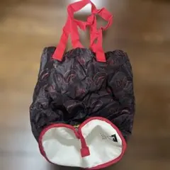 ぼくドラえもん　エコバッグ黒と赤