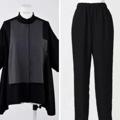 ENFOLD RELAX TROUSERS ブラック38のサムネイル