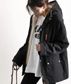 オールシーズン大活躍ボアライナー付き3wayハイブリッドミドル丈マウンテンパーカ