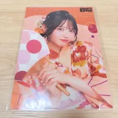 FRUITS ZIPPER 浴衣すきくじ E賞 クリアポスター 鎮西寿々歌