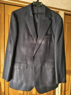 SAVILE ROW ジャケット ネイビーチェック柄　洋服の青山Lのサムネイル
