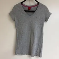 tommy girl Vネック Tシャツ グレー Mのサムネイル