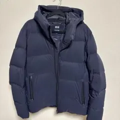 【UNIQLO】シームレスダウンパーカ L ネイビー