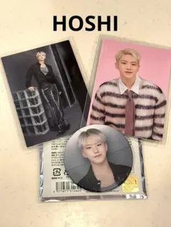 SEVENTEEN HOLIDAY フォト カードファンミ　ホシ 缶バッジ