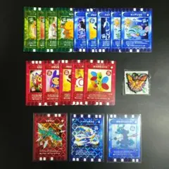 ぐるり森　カード　17枚セット＋キーホルダー