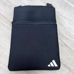 adidas ブラックミニ ショルダーバッグ