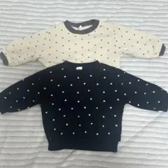 ベビー　トレーナー 80cm 2着セット