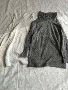 HEATTECH ドット柄シャツ肌着 2枚セット