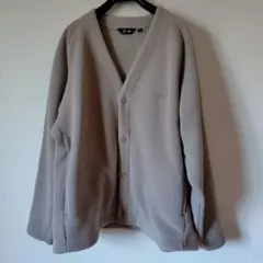 NEEDLES×UNIQLO フリースオーバーサイズカーディガン L ベージュ