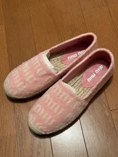 MIUMIU エスパドリーユ ピンク 23cmのサムネイル