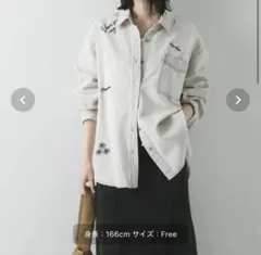 別注 PICCADILLY 刺繍デニムシャツのサムネイル