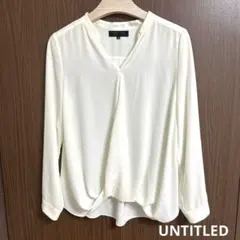 美品 UNTITLED アンタイトル トップス プルオーバー ブラウス
