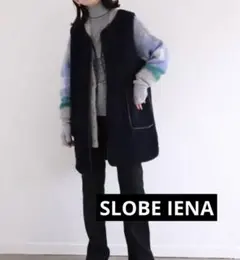 スローブイエナSLOBE IENA KHWOPAネパールフーディーハンドニット