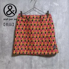 タグ付】and per se レディース ゴルフスカート りんご柄 L - メルカリ