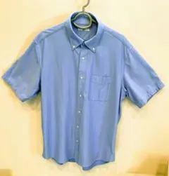 ドライノンアイロンジャージーシャツ（半袖）ライトブルー（XXL）