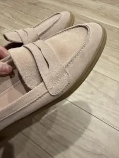 ZARAスエード ローファー