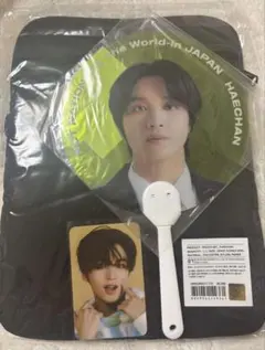 【新品・未使用】NCT NATION ヘチャントレカ付きポーチ/うちわ セット