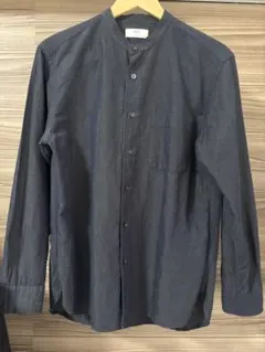 ユニクロ　コットンリネン　バンドカラーシャツ　4／２８からしばらく発送中止します