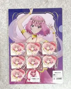 わたなれ 甘織れな子 DMMスクラッチ くじ アクリルスタンド 缶バッジ×3