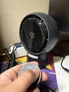 卓上扇風機 サーキュレーター ブラック リモコン付きのサムネイル