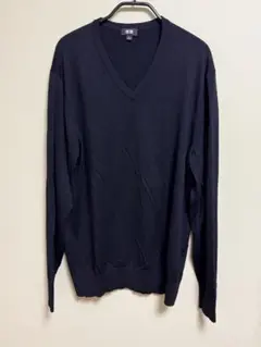 vネックセーター ブラック