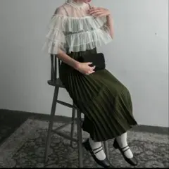 【BONLECILL】セットアップ チュールブラウス × キャミドレス 結婚式