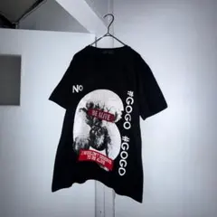 intheattic Tシャツ プリント 半袖 黒 M ダークコア 平成のサムネイル