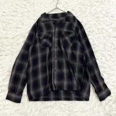 セマンティックデザイン チェック柄長袖シャツ M メンズ タカキューのサムネイル