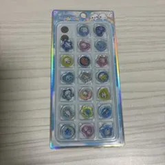 ぷくぷくあわわちゃん　おはじきシール　キラコロ