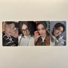 スキズ ヒョンジン トレカ4枚セット(会場限定、ラキドロ、FC含む)