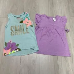 3T カーターズ　Tシャツとタンクトップ　2枚セット　女の子　綿100%のサムネイル