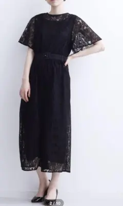 merlot plus 総レース オールインワン パンツドレスのサムネイル