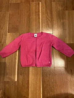 プチバトー　ニットカーディガン　81cm