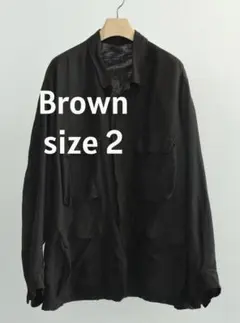 COMOLI コットンシルクB.D.Uジャケット brown サイズ2 - メルカリ