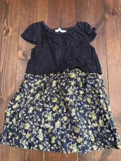 SHIPS 花柄ノースリーブワンピース 90 ベビーワンピース ベビー服のサムネイル